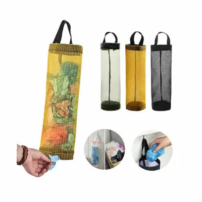 3 PCs (Transparent + Golden + Black) । Durable Home Grocery Bag Holder । CN-19 - Image 4