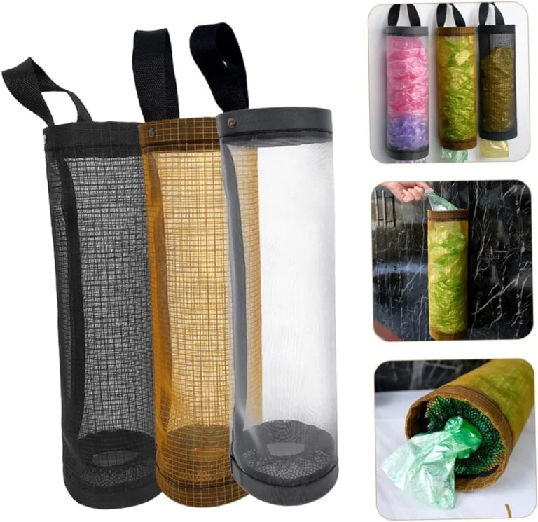 3 PCs (Transparent + Golden + Black) । Durable Home Grocery Bag Holder । CN-19 - Image 2